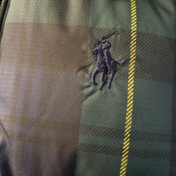 Polo Ralph Lauren tartan pattern puffer jacket - Picture 8 of 11
